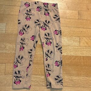 GAP Kids Character Print Leggings - Tan and Pink